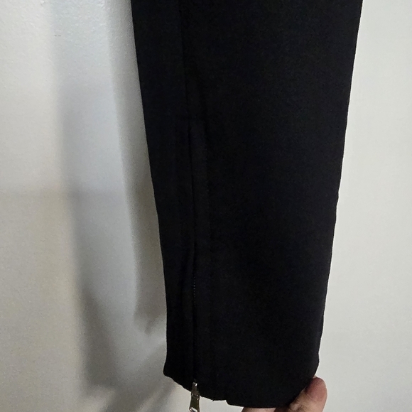 Kaufmanfranco Wool zipper hem black pants classic Neutral office - Picture 6 of 14